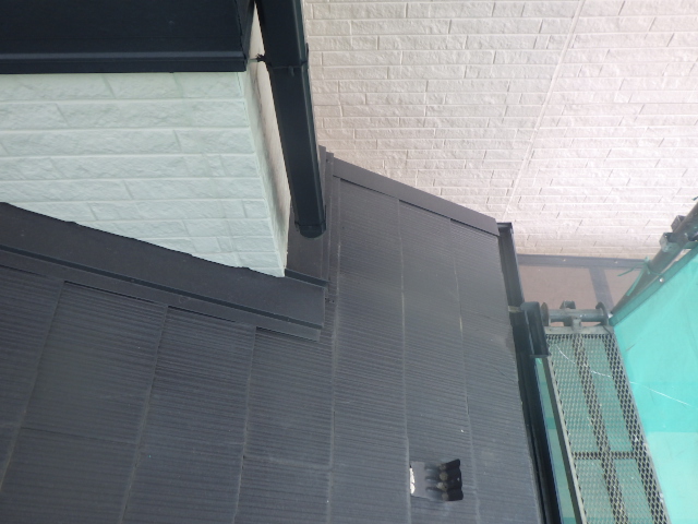 雨樋の破損個所です