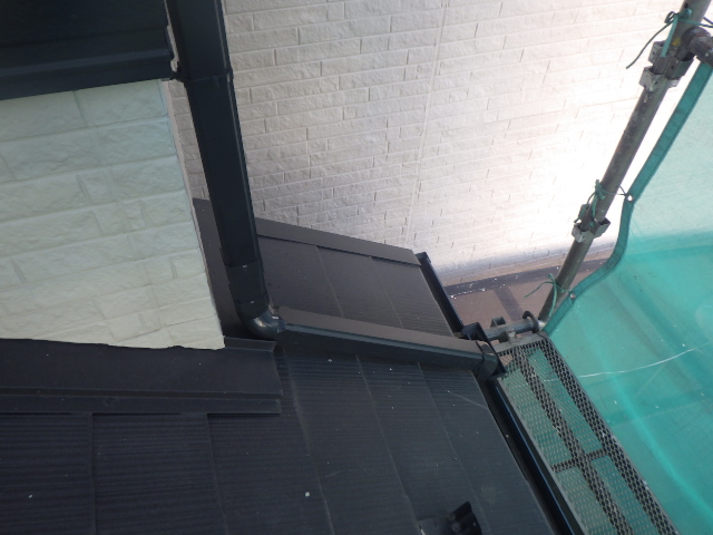 雨樋修理完了です