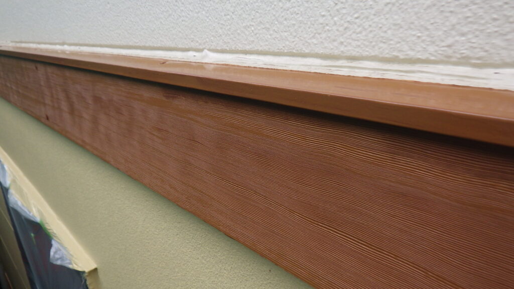 幕板の中塗り塗装終了です