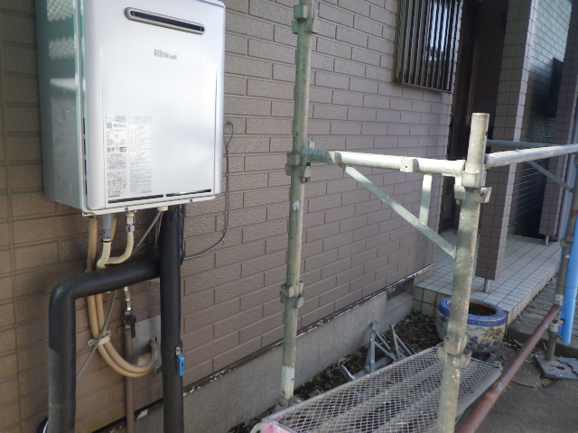 高圧洗浄後の下段外壁の状態です