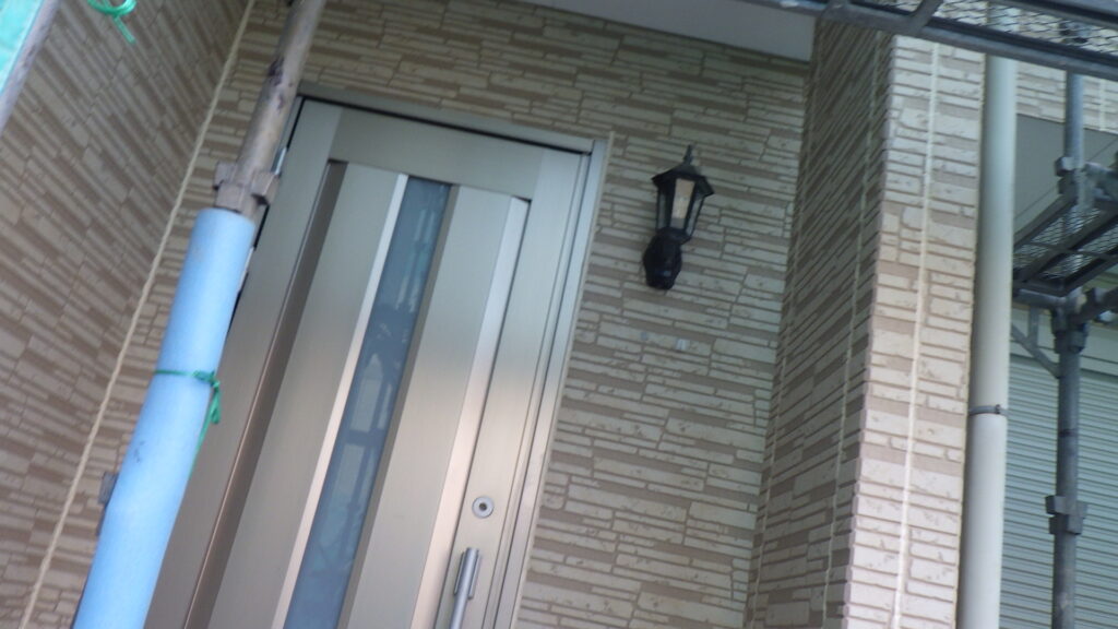 本日施工後の外壁の状態です