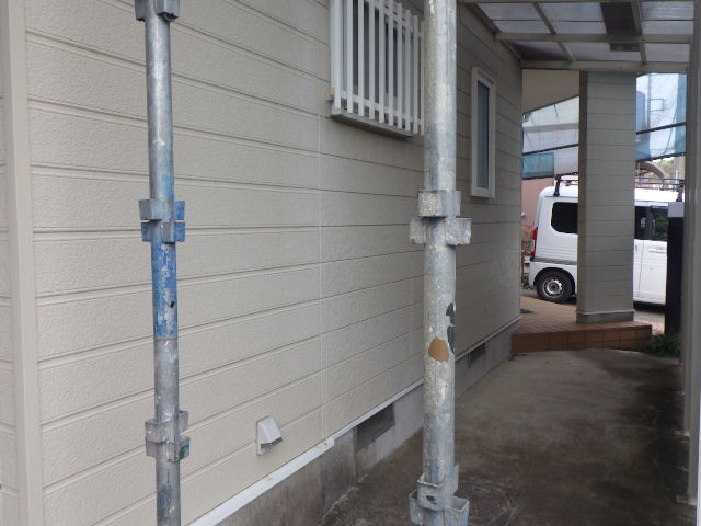 施工前の１階外壁です