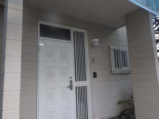 高圧洗浄後の外壁の状態です