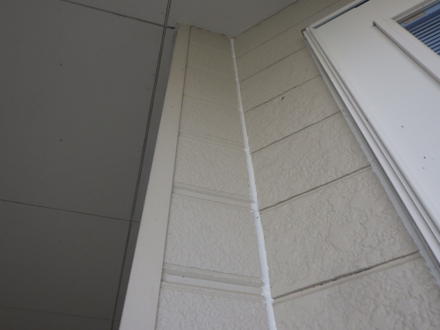 シーリングの打ち替え終了です