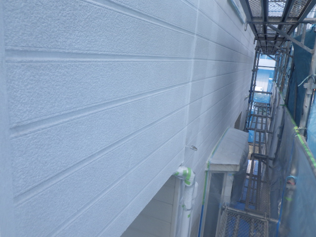 外壁下塗り終了です