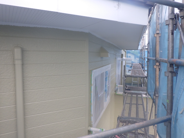 本日の施工後の状態です