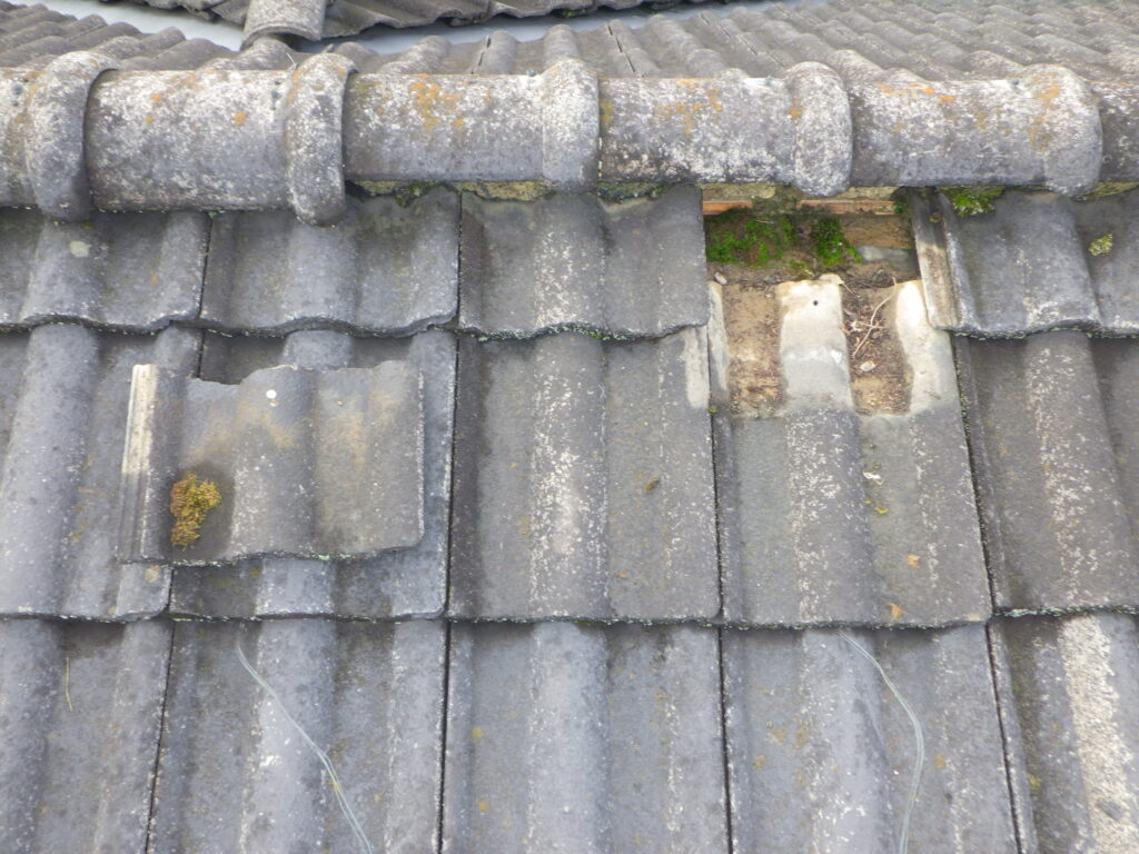 施工前の屋根の状態です