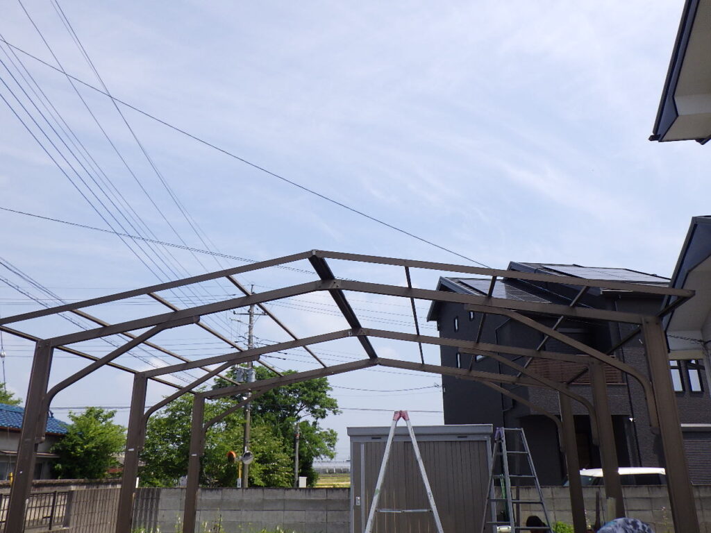 波板撤去終了です