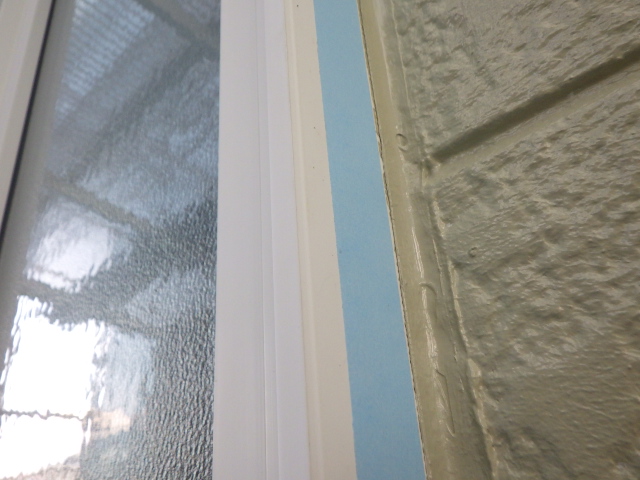 見切り線の補修中です