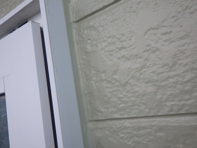 見切り線の補修中です