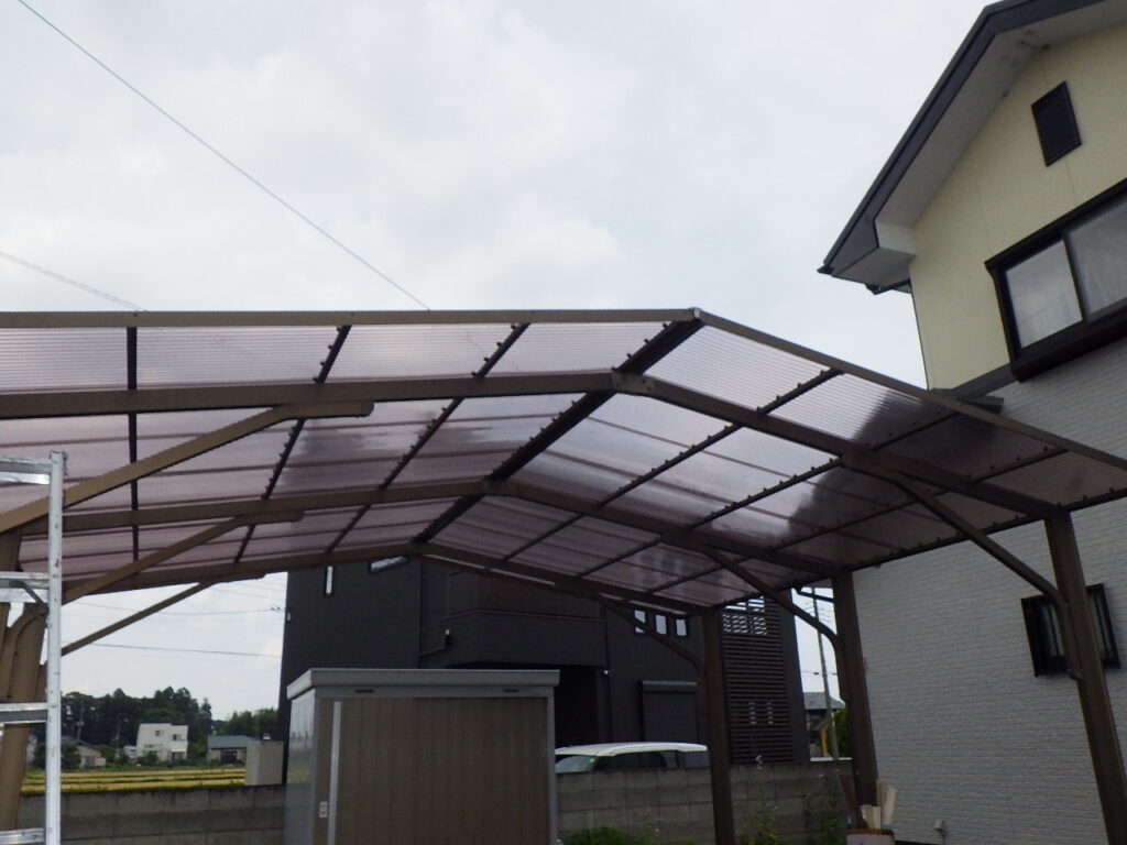 波板交換工事が終了しました