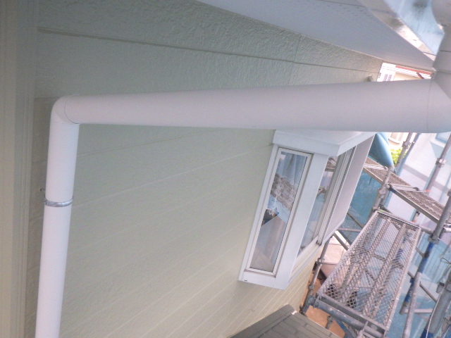 施工後の出窓天板です