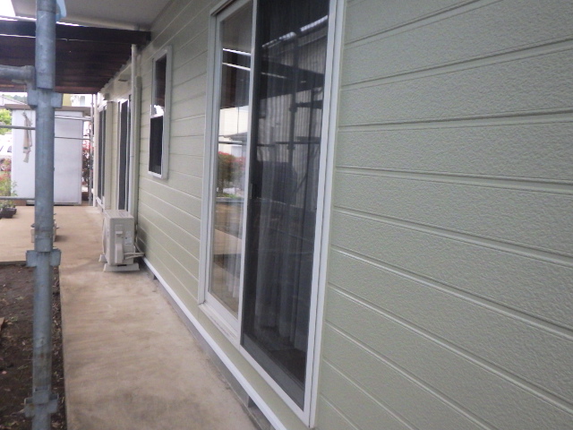 施工後の１階外壁です