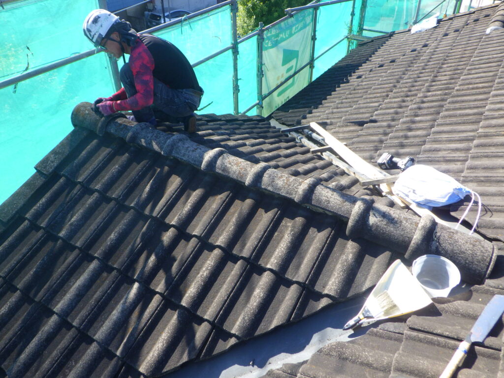 棟の解体中です