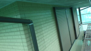 施行前の２階外壁の状態です