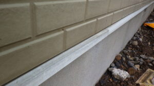 施行前の１階外壁の状態です