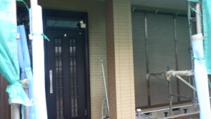 施行前の１階外壁の状態です