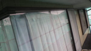 高圧洗浄後の２階外壁の状態です