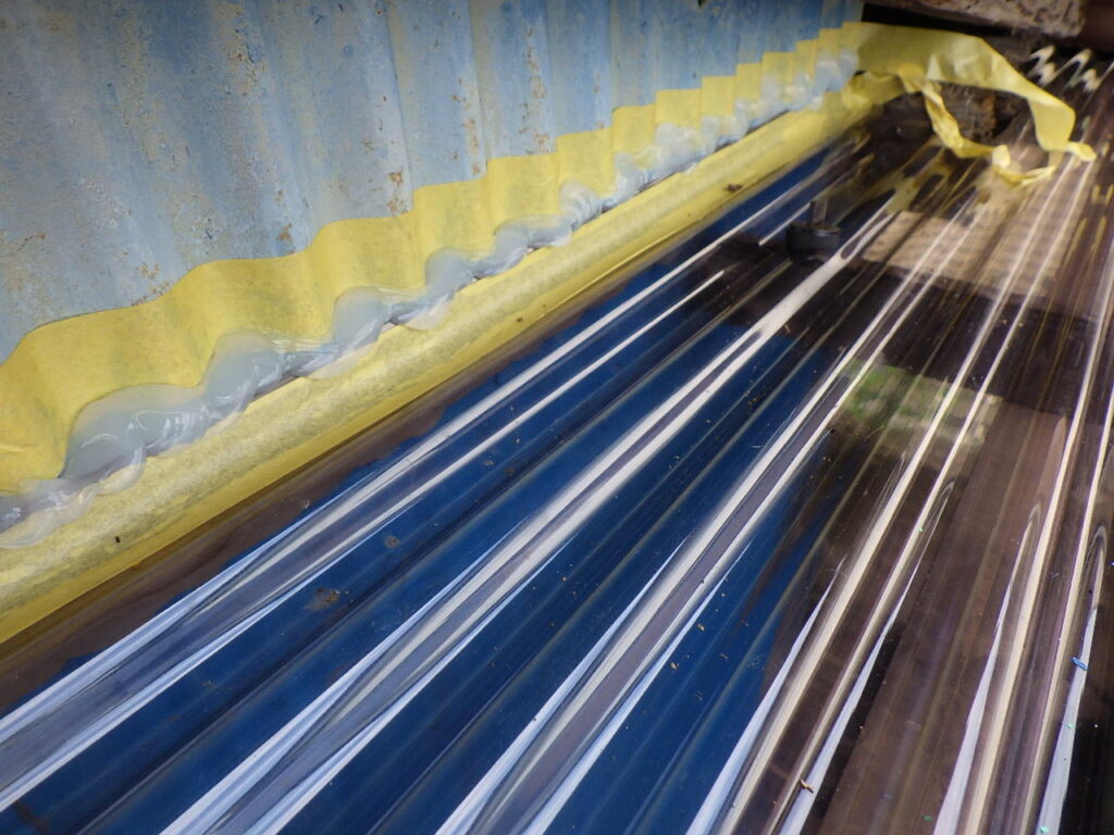 シーリング塗布完了です