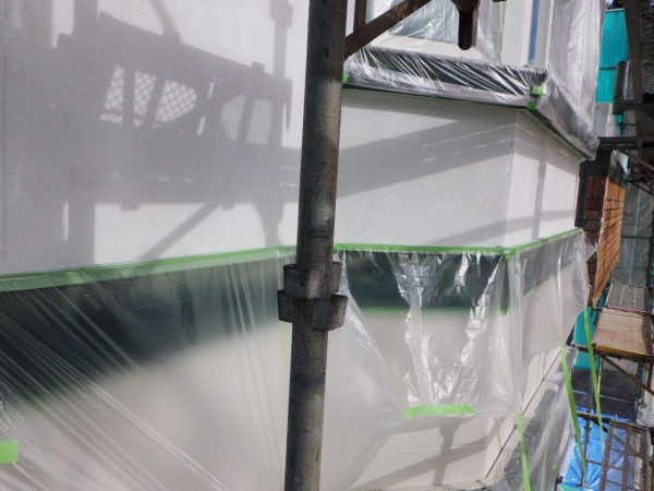 引っ張り養生をしました