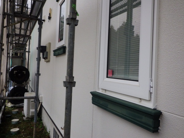 養生を剥がしました