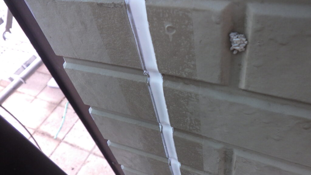 シーリングの打ち替え終了です