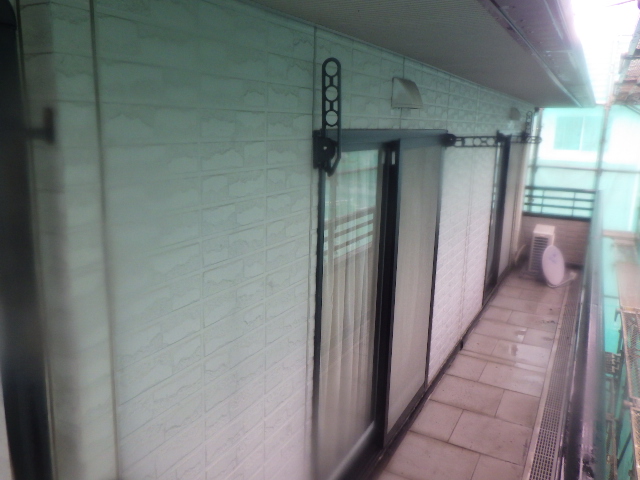 外壁の高圧洗浄終了です