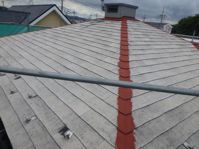 錆止めの塗装終了です