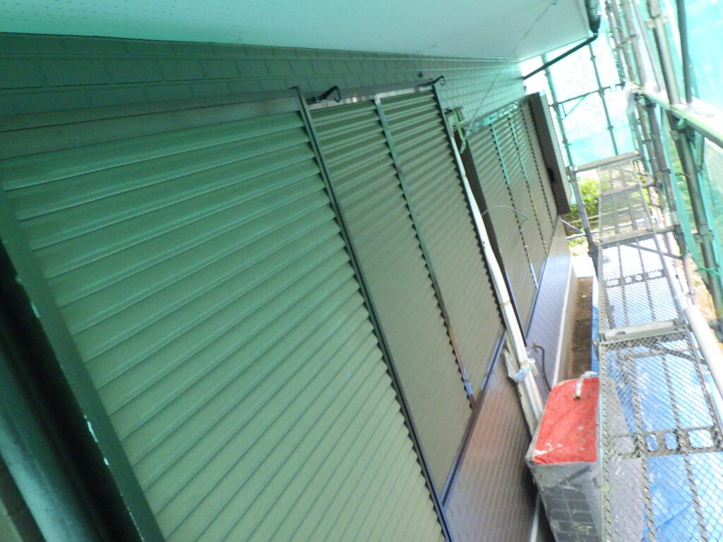 養生を剥がしました