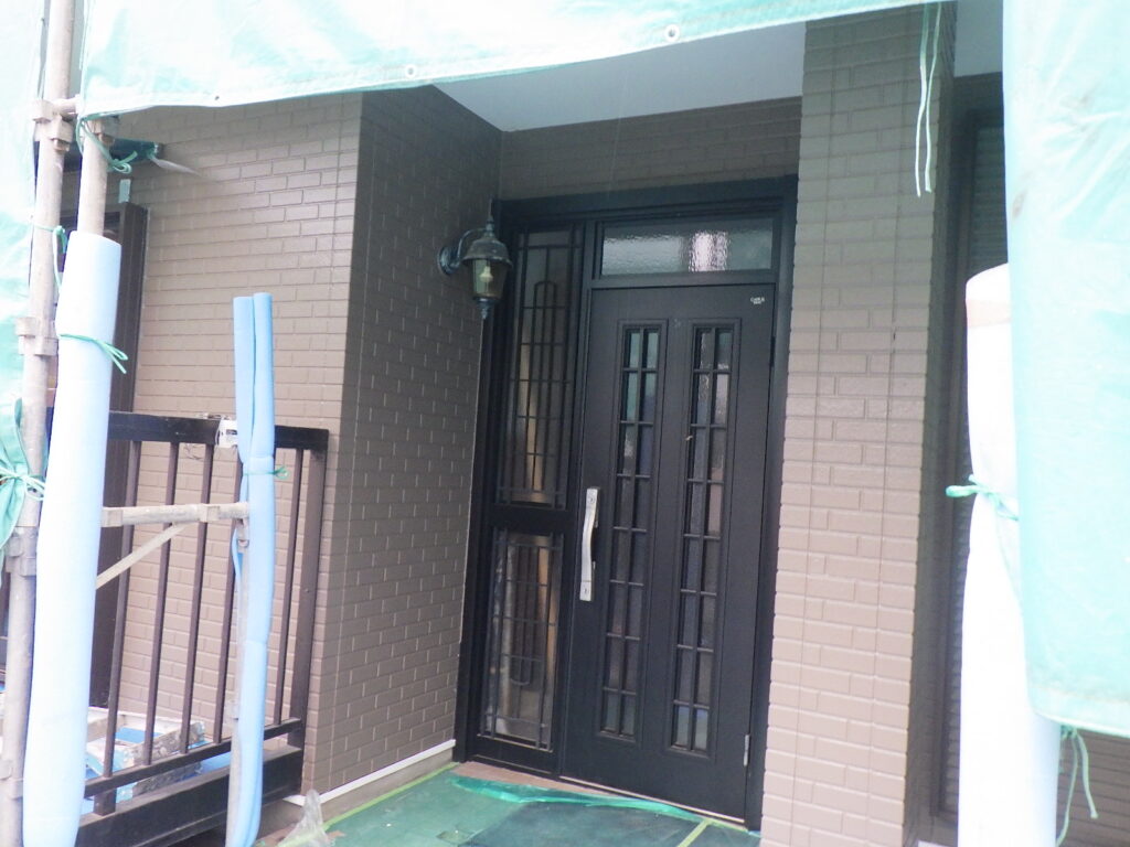 養生を剥がしました