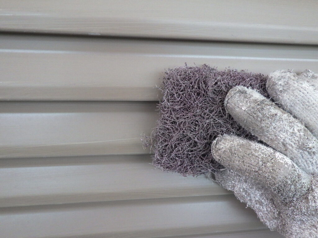 鏡板のケレン中です