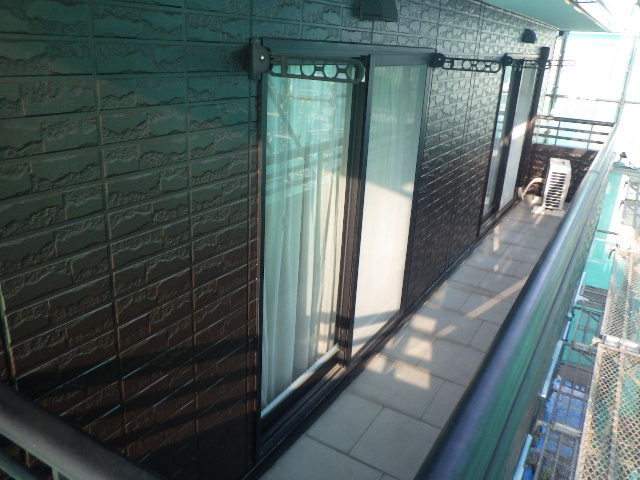 上段の補修終了です