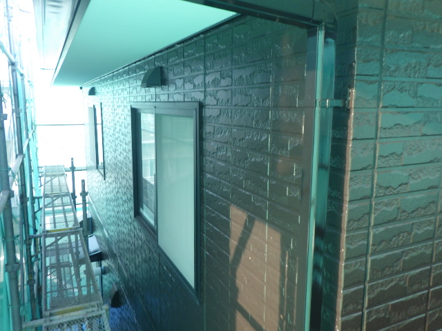 上段の補修終了です