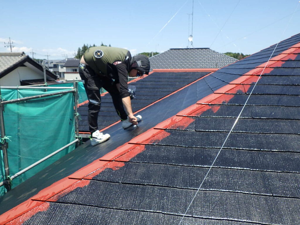 タスペーサーの取り付け中です