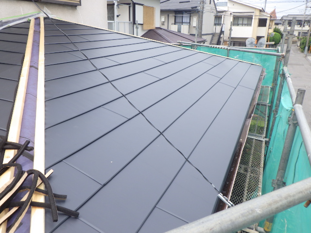 ルーフの取り付けが終了しました