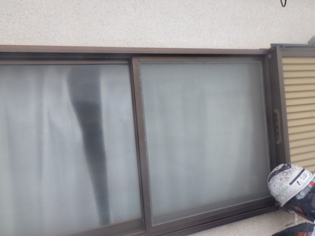 網戸の貼り替え終了です