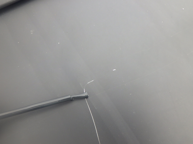 タッチアップ中です