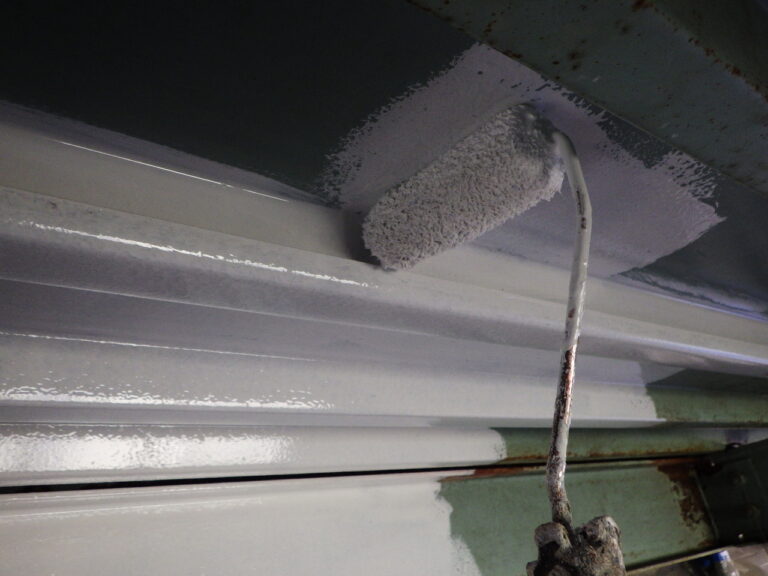 錆止めの塗装中です