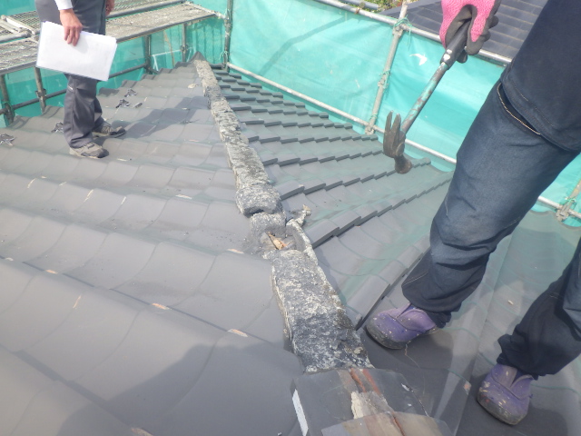 施工前の屋根の状態です