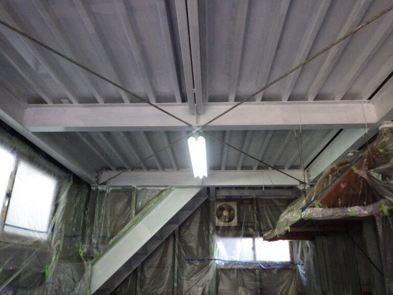 錆止め塗装が終了しました