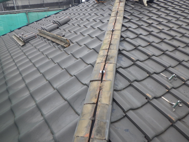 １段目熨斗積み終了です