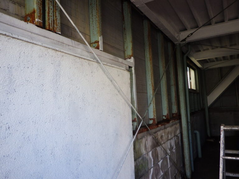 施工前の車庫内の状態です