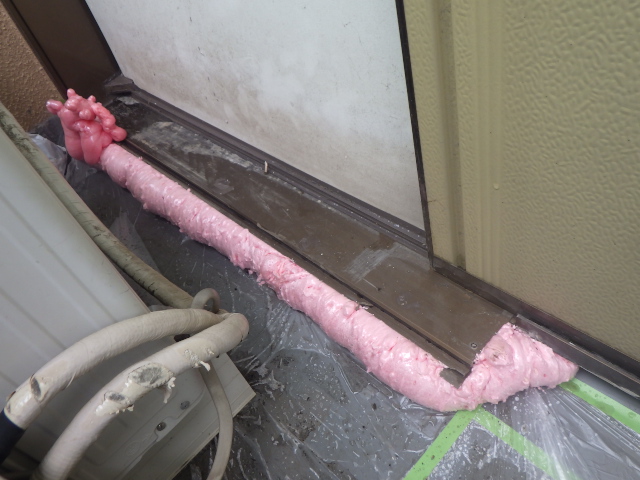 雨漏り箇所の防水処理をしました