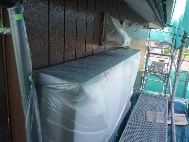 上塗り塗装終了です