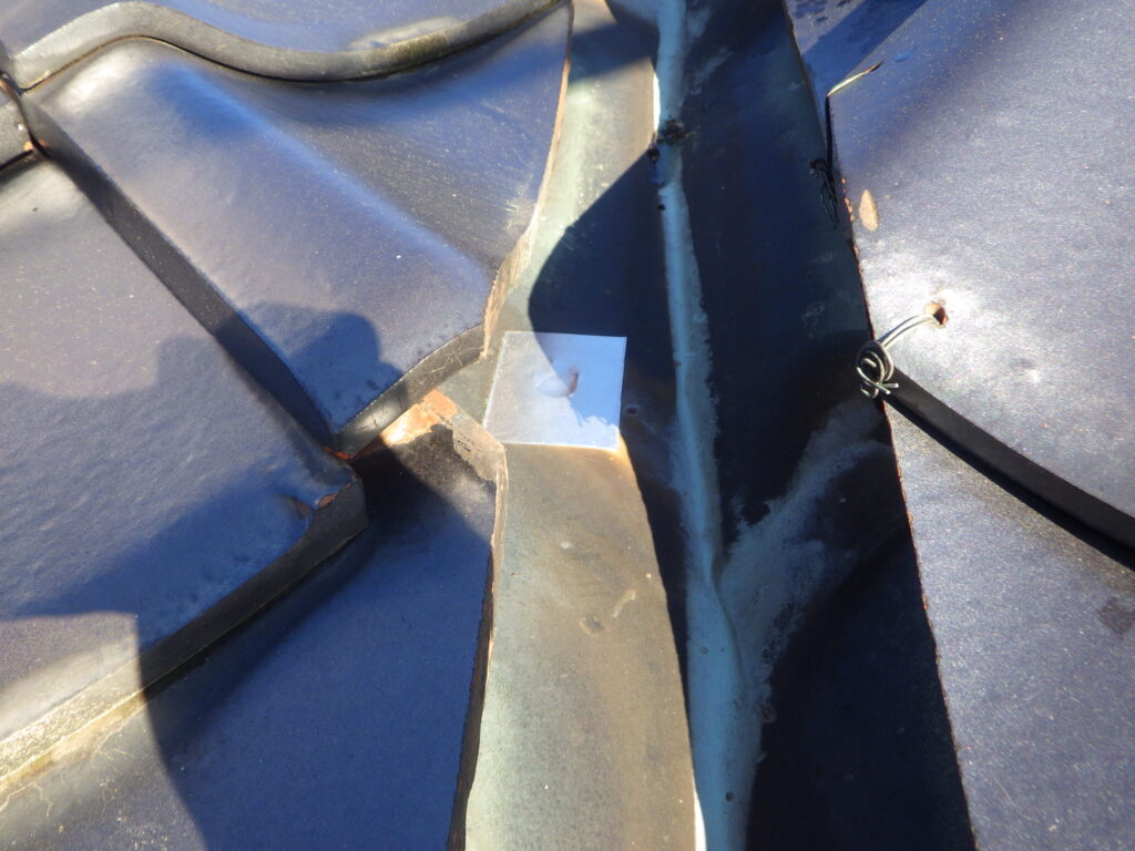 施工前の谷樋です