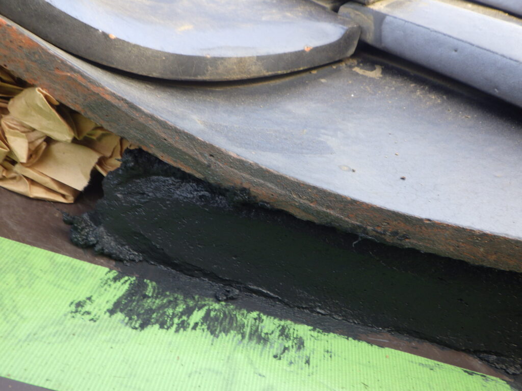 漆喰入れ中です