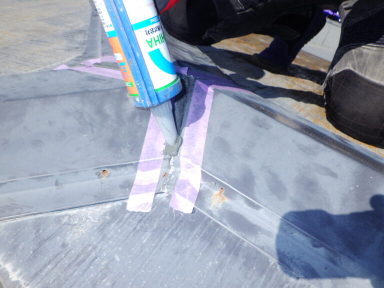 シーリング中です