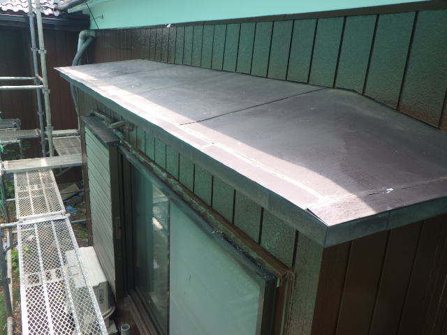 １階の外壁補修が終了しました