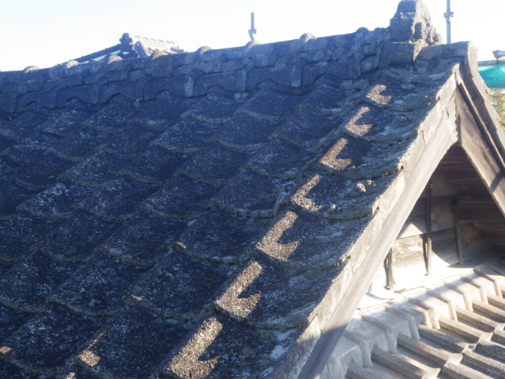 既存入母屋部です