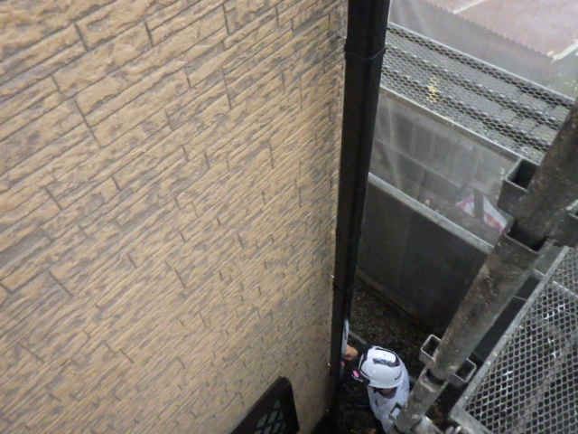 外壁の清掃が終了しました